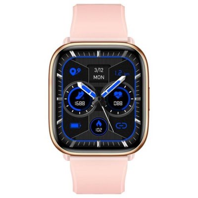 SMARTY 2.0 Montre connect&eacute;e Mixte Smarty Overtake - SW081C Bracelet Silicone Rose