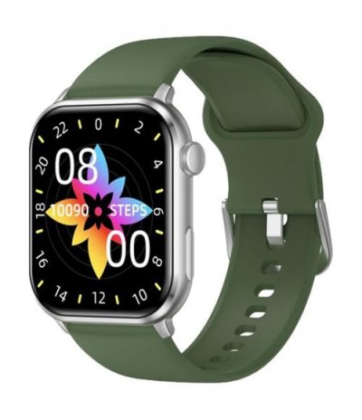  Montre connect&eacute;e mixte SW043F - Bracelet Silicone Vert