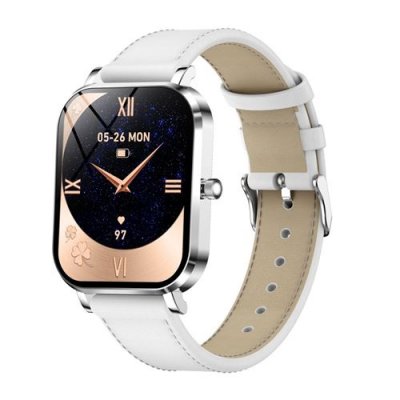  Montre Connect&eacute;e - MK90 - Ecran 1,75"" - Surveillance Sant&eacute; - Bluetooth - Argent&eacute;
