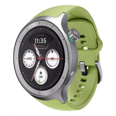 MOTOROLA Montre connect&eacute;e  Moto Watch 1.43 Argent