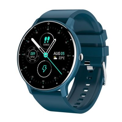  Montre Connect&eacute;e - NEOZHOU - 1,28"" - Bluetooth 5.0 - Surveillance Sant&eacute; - Bleu