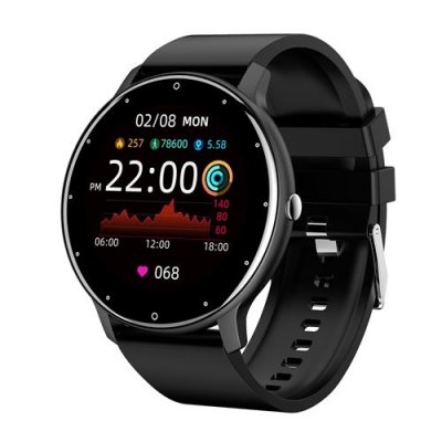  Montre Connect&eacute;e - NEOZHOU - 1,28"" - Bluetooth 5.0 - Surveillance Sant&eacute; - Noir