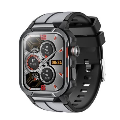  Montre Connect&eacute;e - NEOZHOU - 3 ATM - Bluetooth 5.3 - Longue Autonomie - Gris