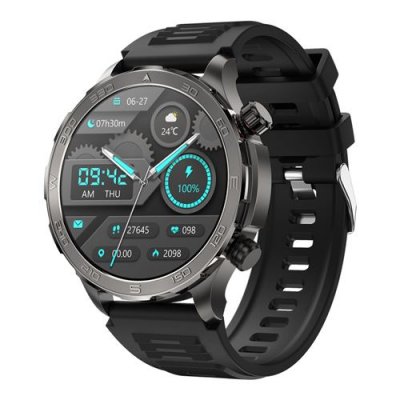 Montre Connect&eacute;e - NEOZHOU - DK67 - &Eacute;cran 1,53"" - Bluetooth - Sant&eacute; - Silicone noir