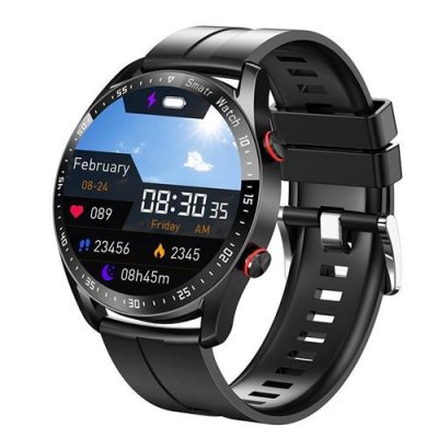  Montre Connect&eacute;e - NEOZHOU - ECG+PPG - Appels Bluetooth - Noir