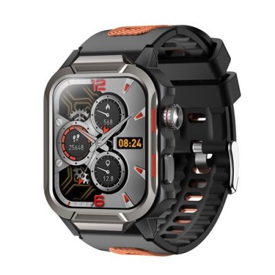  Montre Connect&eacute;e - NEOZHOU - GTS9 - 3 ATM - Bluetooth - Surveillance Sant&eacute; - Orange
