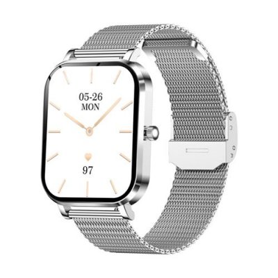  Montre Connect&eacute;e - NEOZHOU - MK90 - Ecran 1,75"" - Surveillance Sant&eacute; - Bluetooth - Argent&eacute;