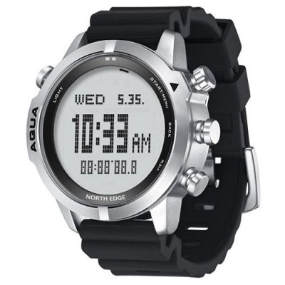  Montre connect&eacute;e NORTH EDGE Aqua Affichage argent&eacute;