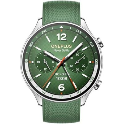 ONEPLUS Montre connect&eacute;e  Watch 2R AMOLED 46 mm Vert for&ecirc;t
