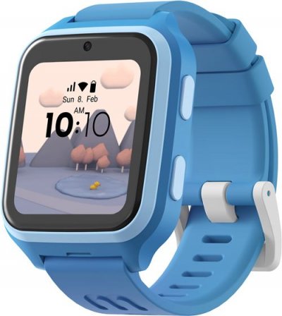 MYFIRST Montre connect&eacute;e pour enfants  M1 Bluetooth Bleu avec bracelet Bleu + Carte Sim incluse