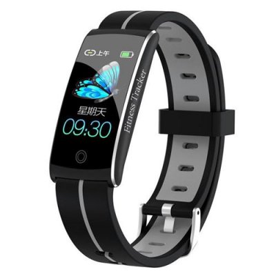 CHRONUS Montre connect&eacute;e RF10C IP68 Etanche Fitness Tracker-Gris- 