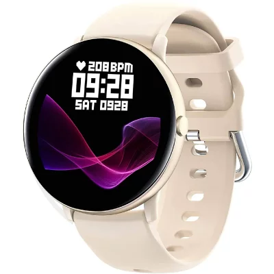 CHRONUS Montre Connect&eacute;e S22T Fitness Tracker IP68 Etanche-Or- 