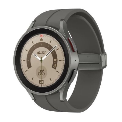 SAMSUNG Montre connect&eacute;e  Galaxy Watch5 Pro 4G Titanium 