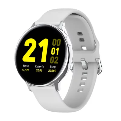 YONIS Montre Connect&eacute;e Smartwatch Etanche Cardiofr&eacute;quencem&egrave;tre Pression Sanguine Argent