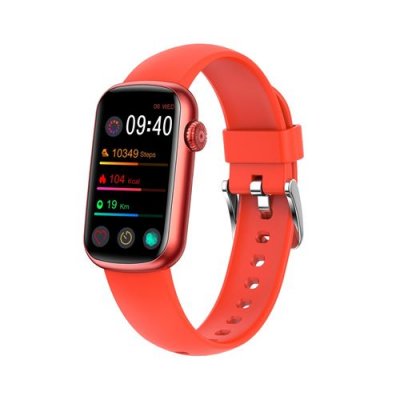  Montre connect&eacute;e SMARTY ALLURE SMARTY 2.0 Acier inoxydable Rouge 