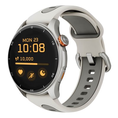 MYPHONE Montre Connect&eacute;e Sport avec Suivi sant&eacute; Appels Bluetooth Etanche 30m  Beige 