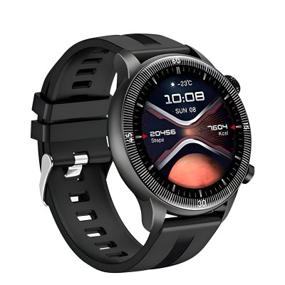 HOCO Montre Connect&eacute;e Sport Bluetooth Etanche IP67 avec Suivi Sant&eacute; Noir