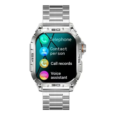 YONIS Montre Connect&eacute;e Sport Bluetooth Sant&eacute; Argent