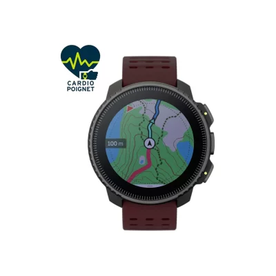 SUUNTO Montre connect&eacute;e  VERTICAL BLACK RUBY