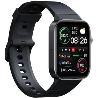 MIBRO Montre Connect&eacute;e T1 1.6 301 DPI AMOLED Bluetooth Microphone Noir