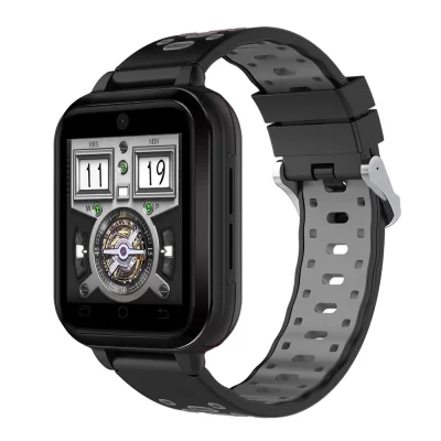 YONIS Montre Connect&eacute;e T&eacute;l&eacute;phone 4G Android Smartwatch 1.54 Pouce 720 Mah Gris