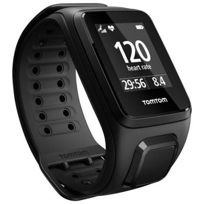 TOMTOM Montre connect&eacute;e  Spark Cardio GPS Noir Large