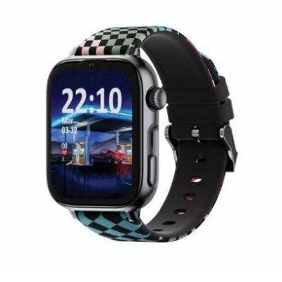SAVEFAMILY Montre connect&eacute;e Watch Plus 2 Cadran Noir - Loop