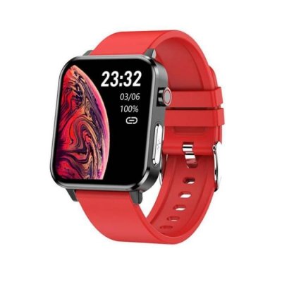 WINKOO Montre connect&eacute;e  E86 rouge 