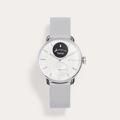 WITHINGS Montre connect&eacute;e  ScanWatch 2 38 mm Blanc