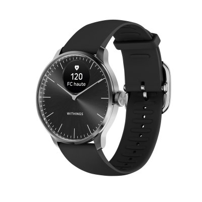WITHINGS Montre connect&eacute;e  ScanWatch Light 37 mm Noir