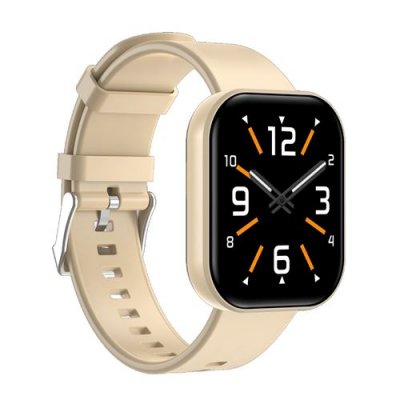  Montre connect&eacute;e - X38 - 1,96"" - Bluetooth 5.3 - &Eacute;tanche IP68 - Couleur peau