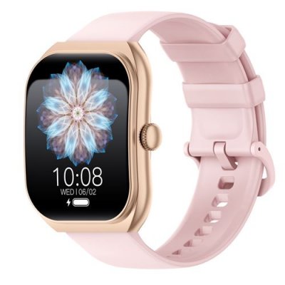  Montre Connect&eacute;e Z172 - Bluetooth, Etanche, Surveillance Sant&eacute;, Rose