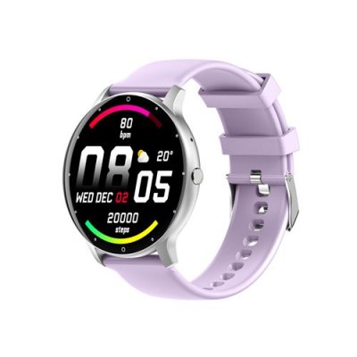  Montre Connect&eacute;e ZL02CPRO - Assistant IA, Surveillance Sant&eacute;, Violet