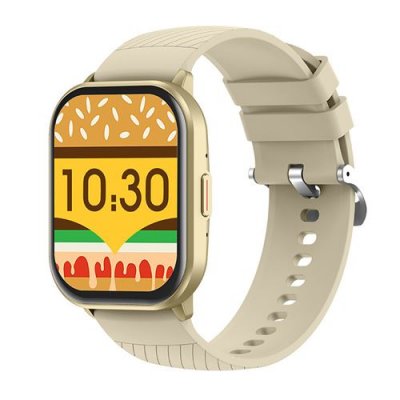  Montre Connect&eacute;e ZL99J - Bluetooth, Musique, Surveillance Sant&eacute;,  Or