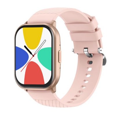  Montre Connect&eacute;e ZL99J - Bluetooth, Musique, Surveillance Sant&eacute;, Rose
