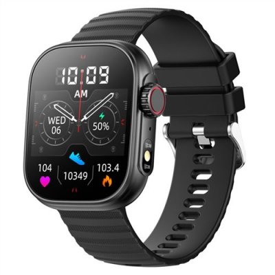 GENERIQUE Montre connect&eacute;e ZW39 2,01"" - Surveillance sant&eacute; - Sport Bluetooth - Noir