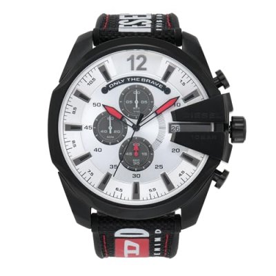 DIESEL Montre  en Nylon Noir 