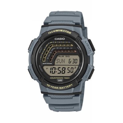 CASIO Montre digitale  WS-1800-2AVEF Quartz bleue r&eacute;sine 10 bars