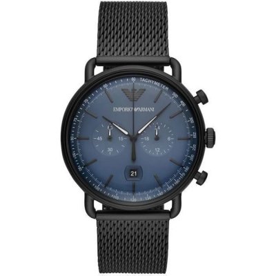 EMPORIO ARMANI Montre  en Acier Noir 