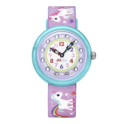 TRENDMECCA WATCHES Montre Enfant Flik Flak Cute Size Magical Unicorns FBNP033