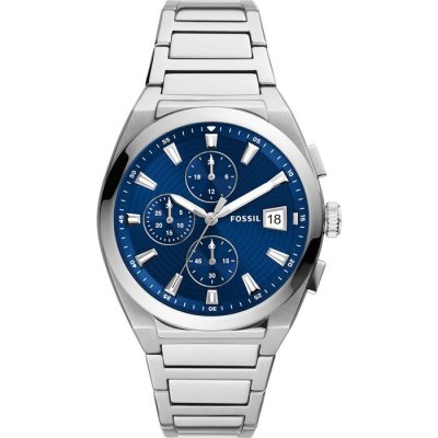 FOSSIL Montre Everett de chronographe en acier inoxydable pour homme, FS5795