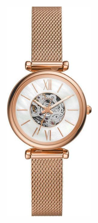 FOSSIL Montre Femme Automatic Blanc ME3188 Rose 