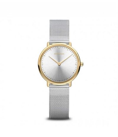 BERING Montre Femme  Ultra-Slim Acier Bicolore