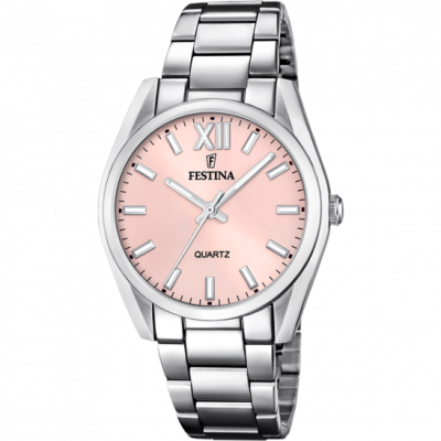 FESTINA Montre Femme Boyfriend Rose F20622/2 Gris 