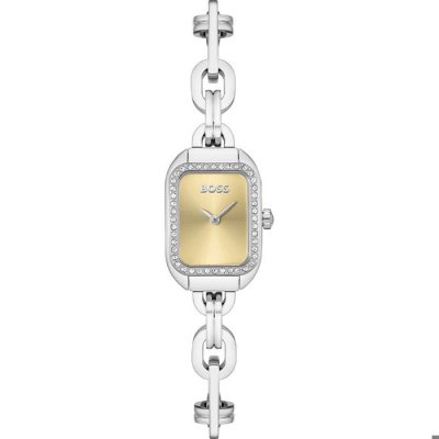HUGO BOSS Montre Femme Business Dor&eacute; 1502656 Gris BOSS