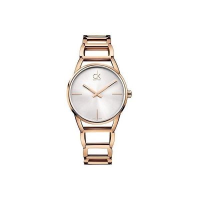 CALVIN KLEIN Montre Femme  Stately K3G23626 Or rose acier