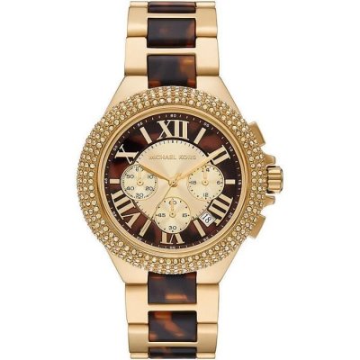 MICHAEL KORS Montre Femme Camille Argent&eacute; MK7269 Rose 