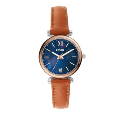 FOSSIL Montre Femme Carlie Mini Bleu ES4701 
