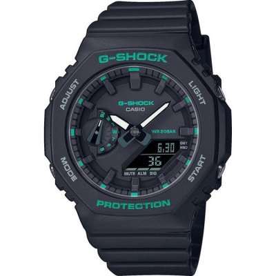 G SHOCK Montre Femme CASIO GMA-S2100GA-1AER - Bracelet R&eacute;sine Noir