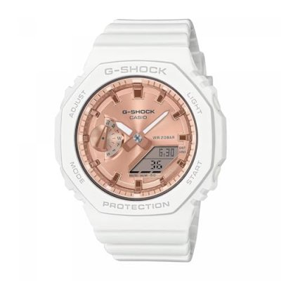 CASIO Montre Femme  GMA-S2100MD-7AER - Bracelet R&eacute;sine Blanc